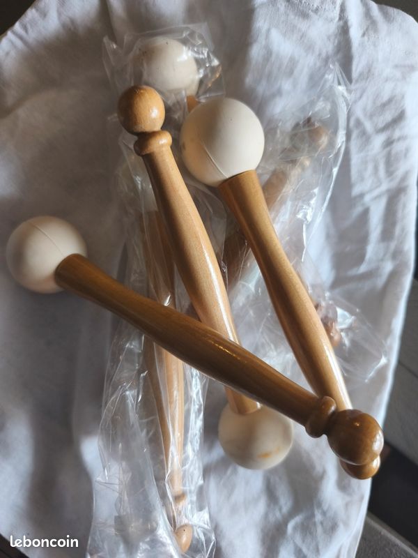 Maillet bois tête caoutchouc (image 1)