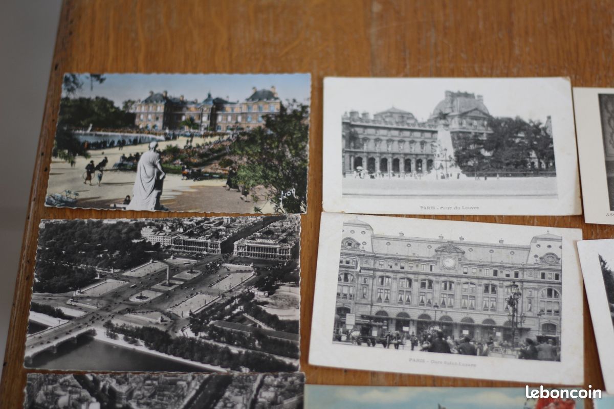 AA681, Paris, lot de 50 cartes postales anciennes, cpa (image 2)