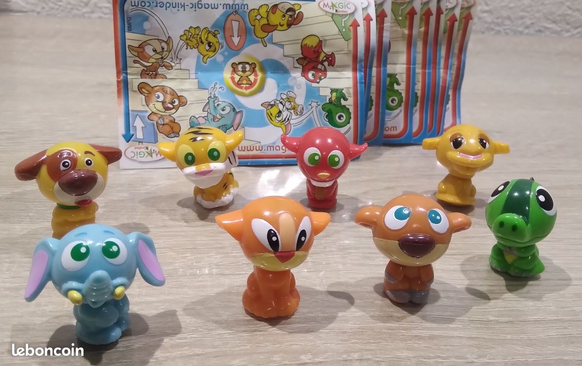 Figurine des oeufs KINDER série VUannée 2021 à 0,30c pièce ou 0,50c pièce - Collection