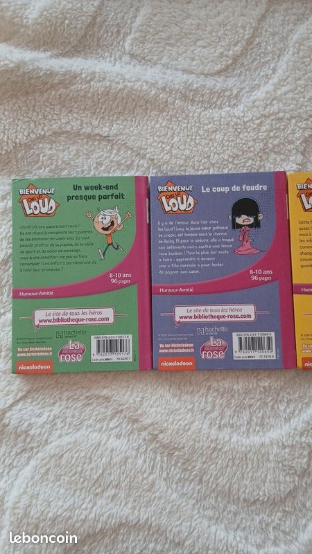 Lot 5 livres - bienvenue chez les loud (image 2)