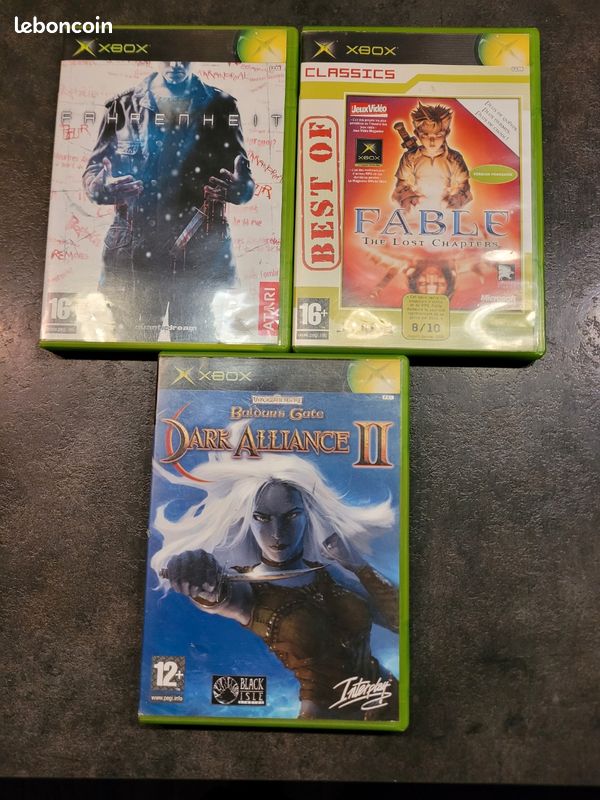 Jeu Fahrenheit (Indigo Prophecy) Pour Xbox Première Génération - Complet (boîte, Notice) - Très Bon état