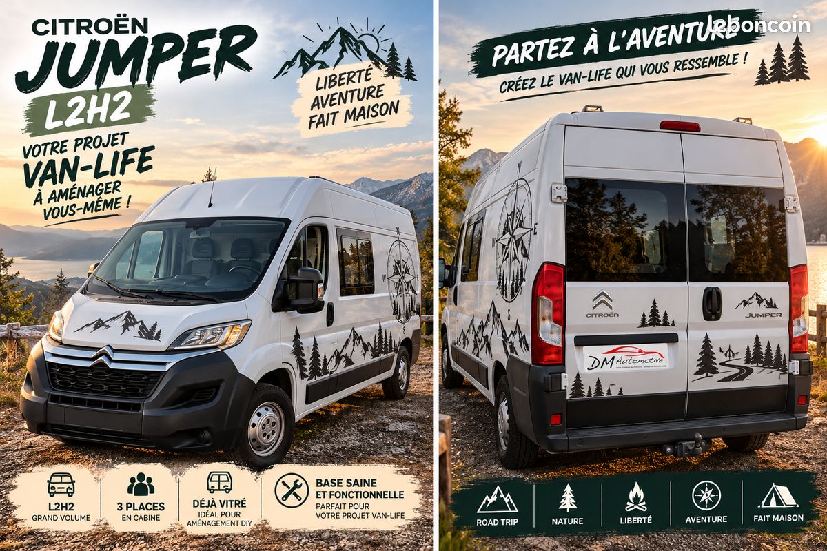 RARE idéal projet aménagement VAN - FOURGON aménagé base idéal CITROEN ...