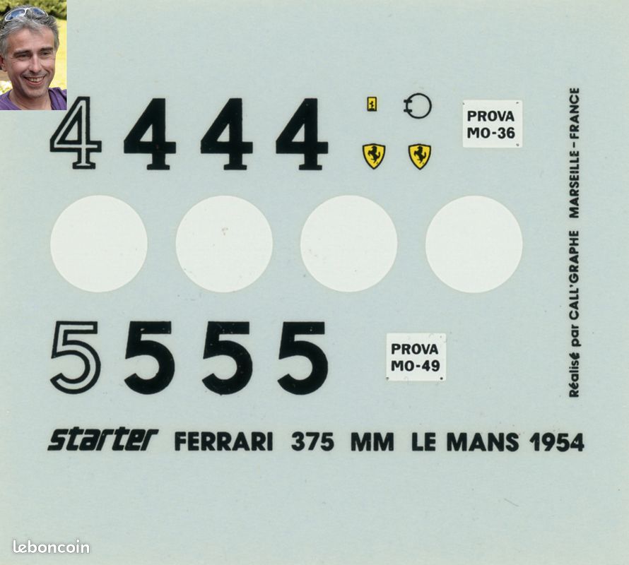 Ferrari 375 Plus 24H Le Mans 1954 1:18 - BBR