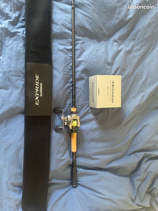 Ensemble casting shimano metanium avec shimano expride (image 1)