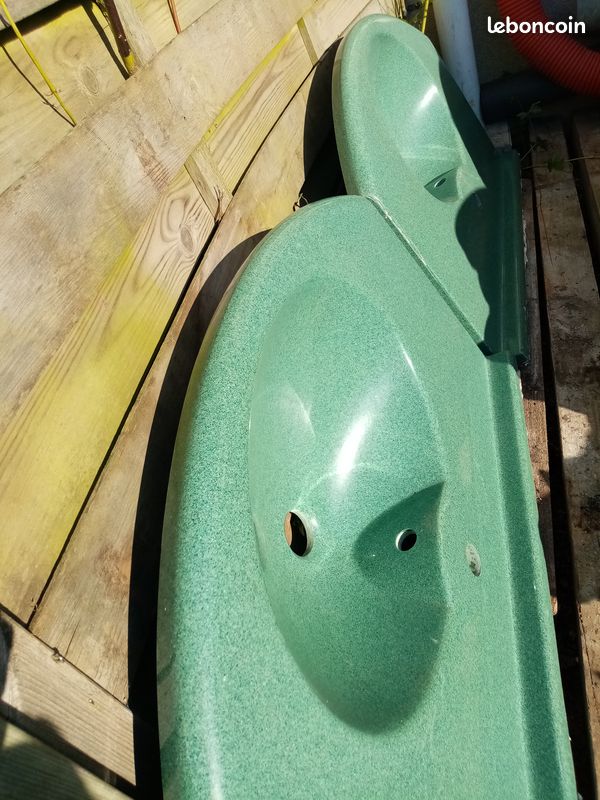 2 lavabos en résine de qualité en très bon état (image 7)