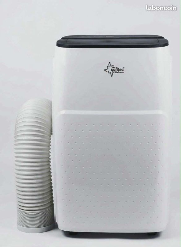 Climatiseur Mobile SUNTEC 7000 BTU, Classe A, Télécommande - Blanc, Occasion
