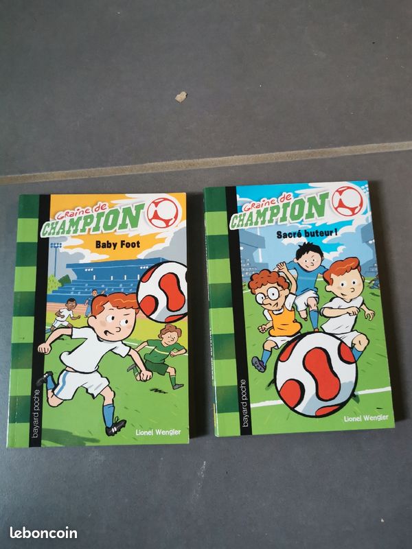 Lot de 2 livres graine de champion Lionel wengler (image 1)