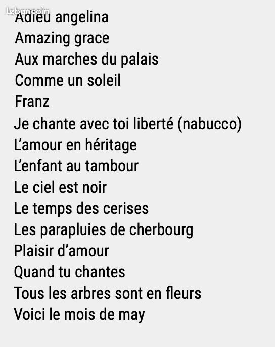 Nana Mouskouri Livre D' Or - 15 Succès Partition - Piano Chant Guitare Musicom Publications (image 2)