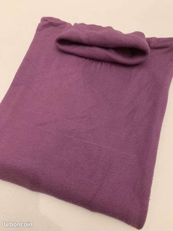 Pull Mi-saison Camaieu – Violet Parme, Taille 40/42 – Comme Neuf
