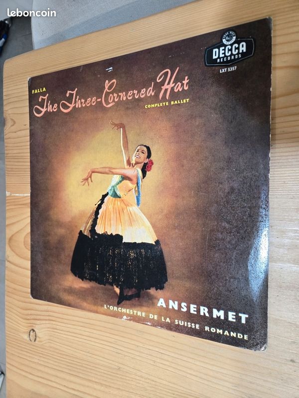 Vinyle Audiophile - Decca ffrr - Falla Le Tricorne / Ansermet (LXT 5357) (image 2)