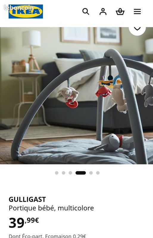 Tapis D'éveil portique bébé IKEA Gulligast (image 3)