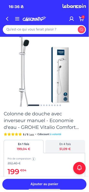 Vend matériel de salle de bain (image 1)