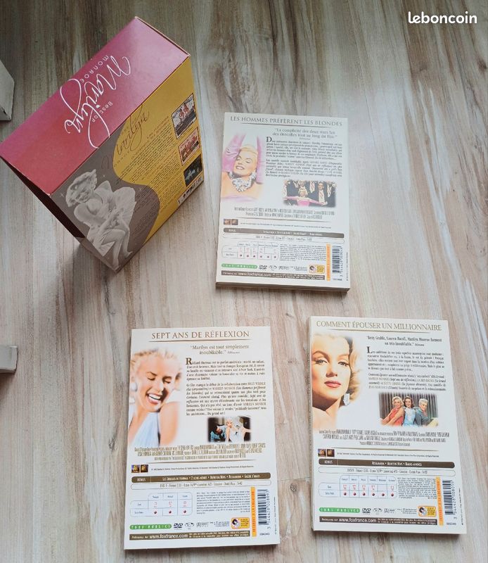 DVD - Le meilleur de Marilyn - Coffret 3 DVD - Marilyn Monroe (image 2)