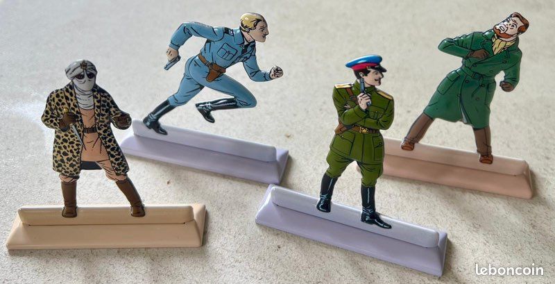 Figurine Black Et Mortimer Triumph TR2 - Occasion En Bon état