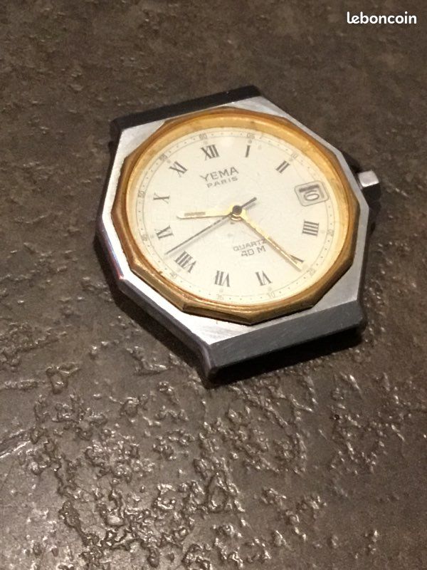 Montre à quartz YEMA vintage - non fonctionnelle (image 3)