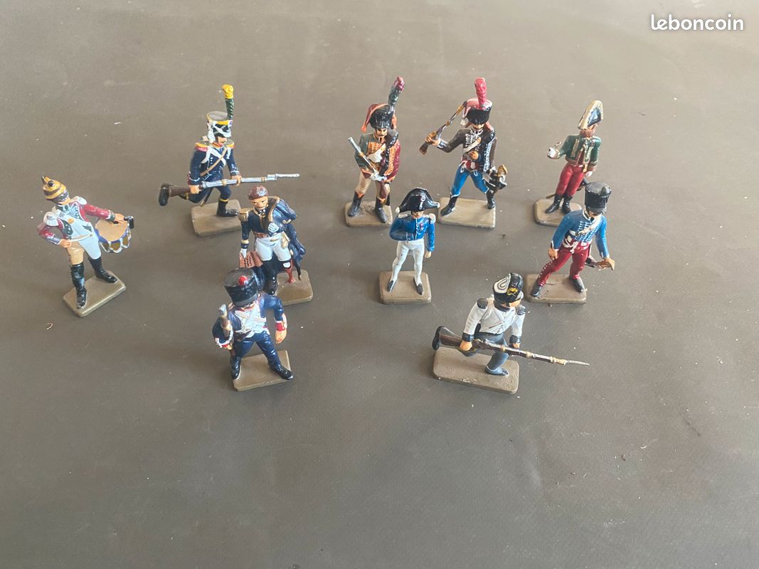 Ensemble 5 Soldats 90mm époque Empire – Hachette – Figurines Collection
