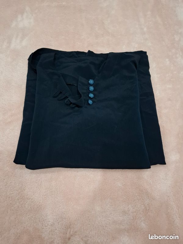 Djellaba bleu nuit (image 3)