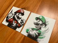 Cadre 3D Super Mario Bros 29cm x 24cm - Décoration
