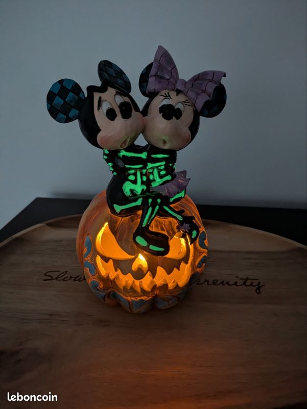 Lot De 12 Miniatures Halloween Phosphorescentes – Citrouilles Et Crânes En Résine – Qui Brillent Dans Le Noir – Déco Enfants Et Activités