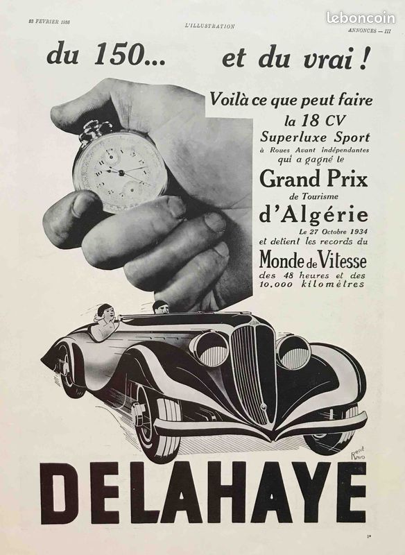 ❇️ 🚙🚘 ✦ Automobiles Delahaye 🇫🇷 ©1937 (image 1)