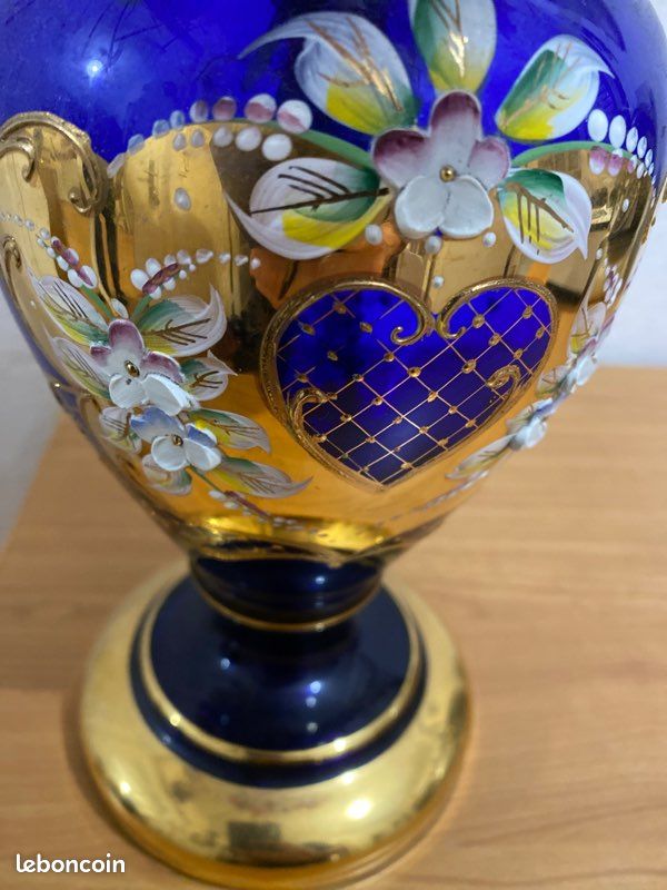 Vase Grecque décoré + fleur (image 3)