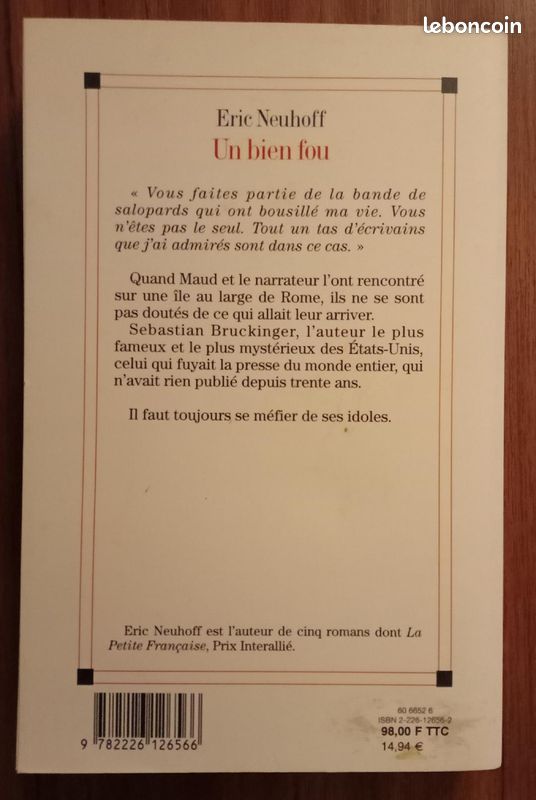Un Bien Fou - Eric Neuhoff (image 3)