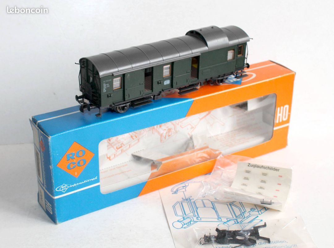 Wagon Mixte Fourgon/2e Classe DB Roco 4255 - Échelle HO - Occasion Bon état