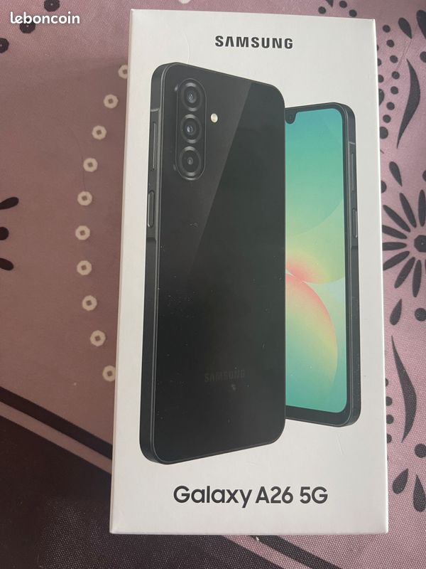 Samsung Galaxy A26 5G NEUF (jamais ouvert) – Garantie 2 ans (image 1)