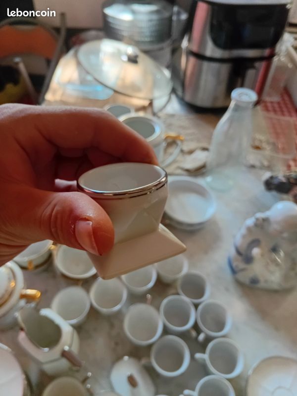 Set de porcelaine argent (image 8)