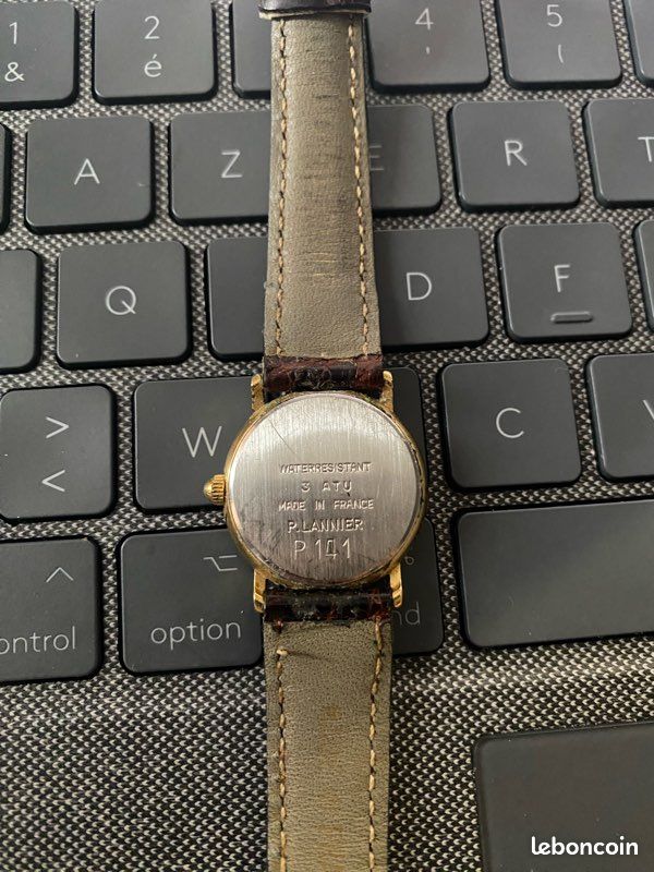 Montre Pierre Lannier P141 petite ronde- bracelet cuire- bon état (image 4)