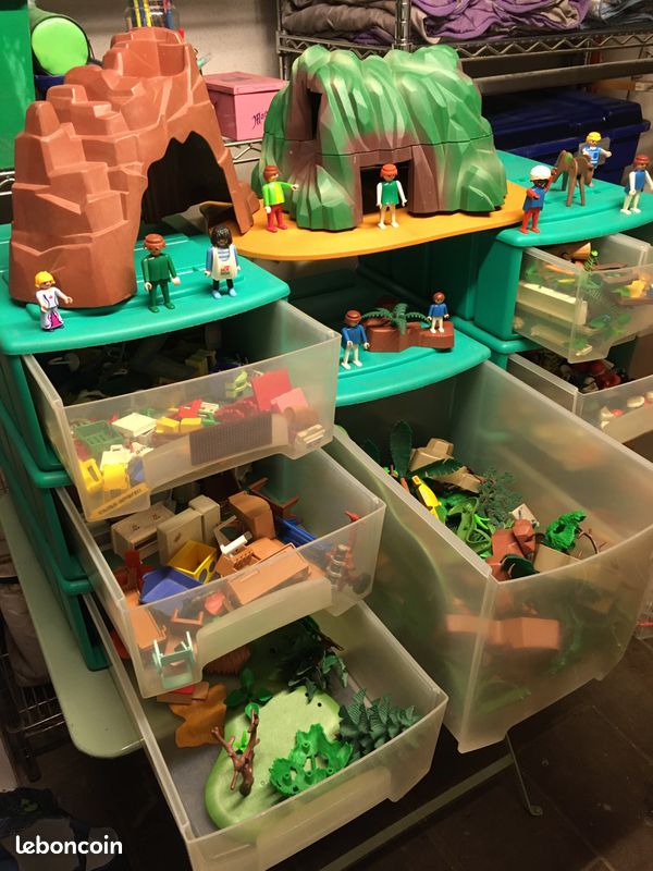 Bacs de rangement avec playmobil (image 3)