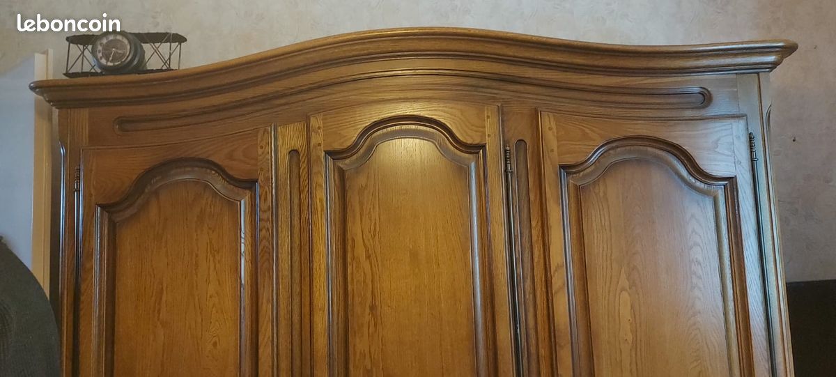 Vend ensemble lit + armoire +tables de chevet (image 6)