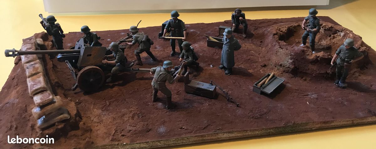 Figurine Résine Allemande 1/35 – Escouade D’Artillerie Seconde Guerre Mondiale, Non Peinte Et Non Assemblée, Kit Pour Maquettistes