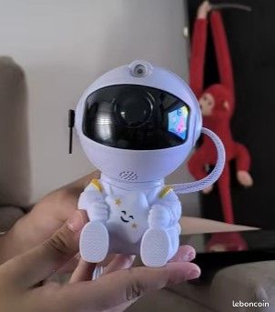 Projecteur Veilleuse Ciel étoilé PRUMYA Avec Télécommande – Blanc – Enfant