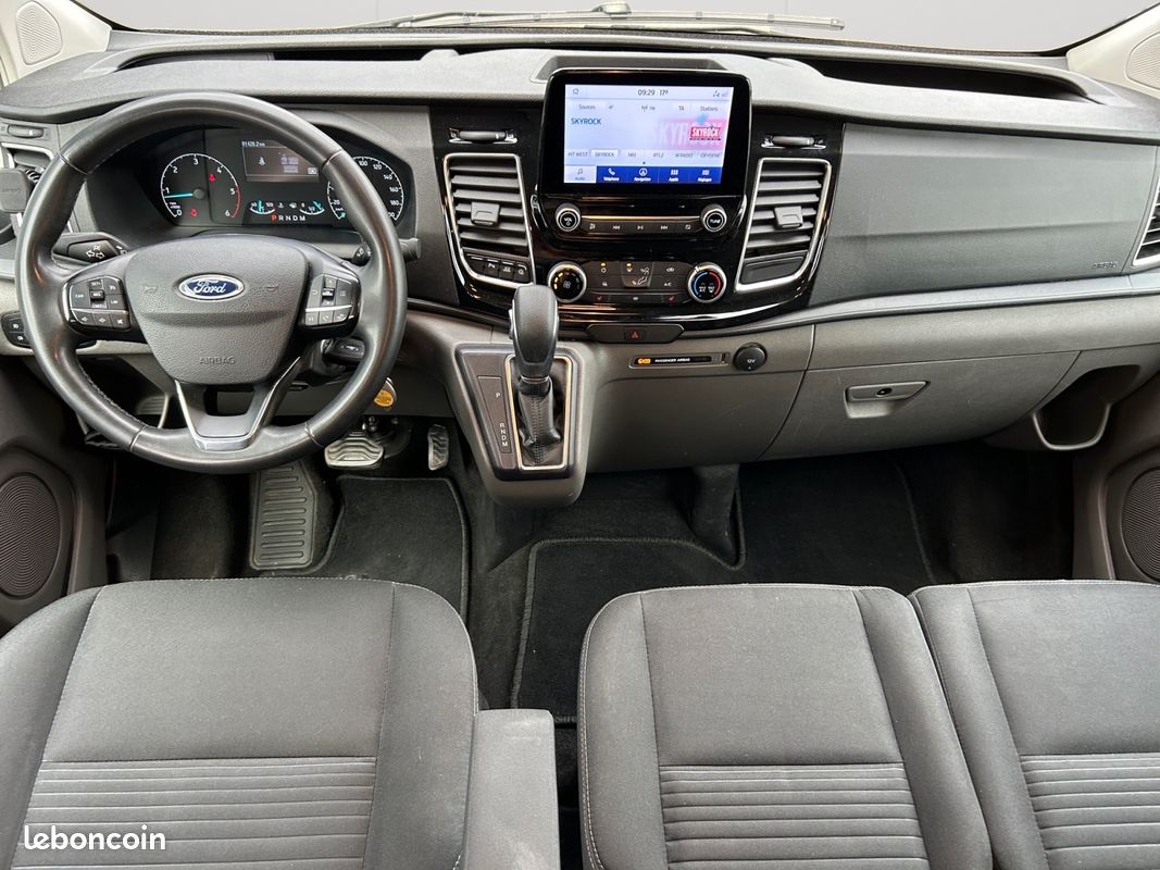 FORD TRANSIT CUSTOM CABINE APPROFONDIE 170CV BVA LIMITED 6 PLACES - CAMÉRA + ATTELAGE -PAS DE TVa (image 3)