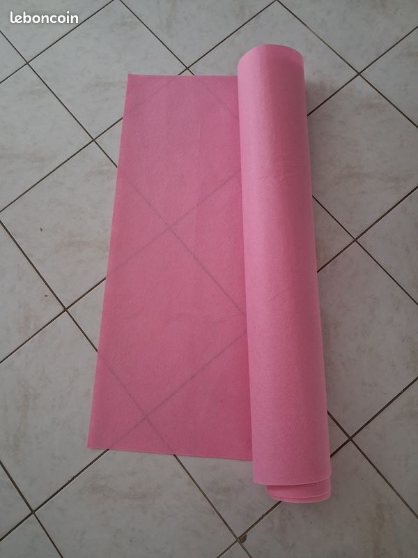 Lot de 2 tapis rose (image 1)