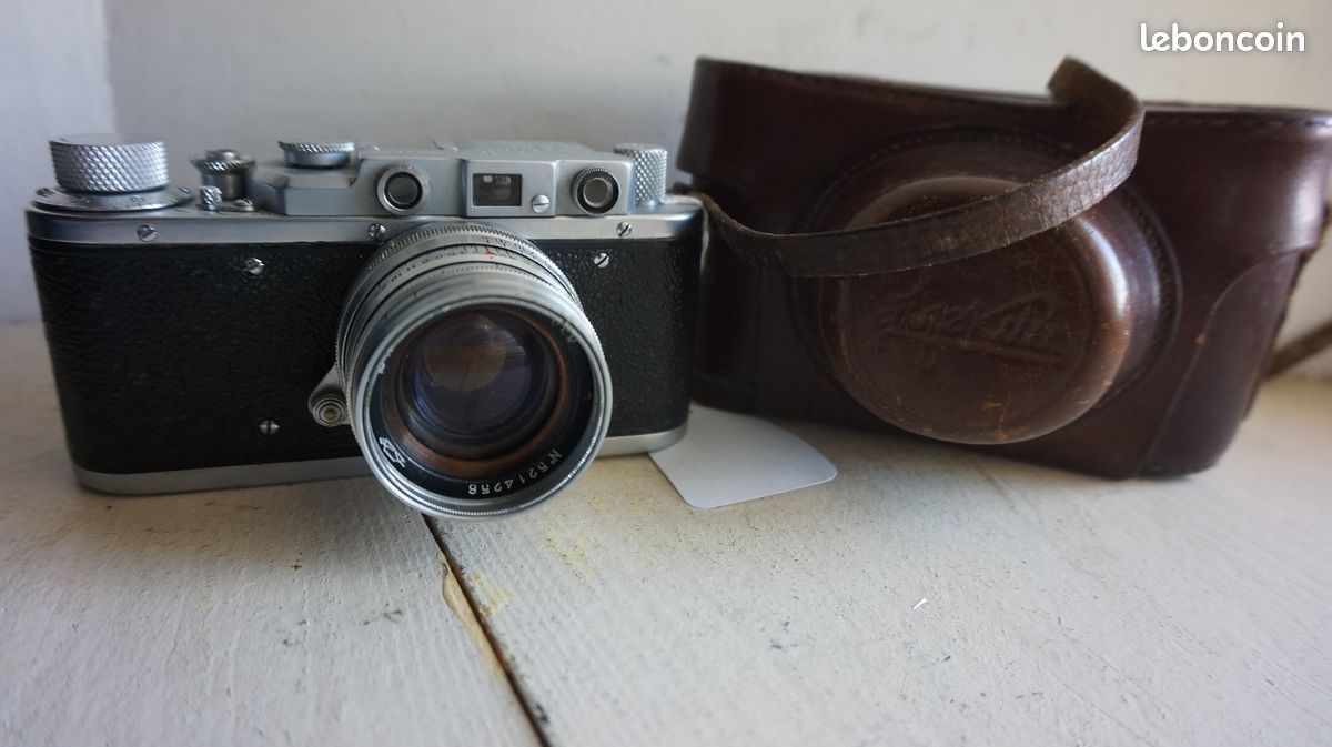 Zorki I C de 1952, Jupiter 8 même année, fonctionnels, étui special big nose, Lire... (image 1)