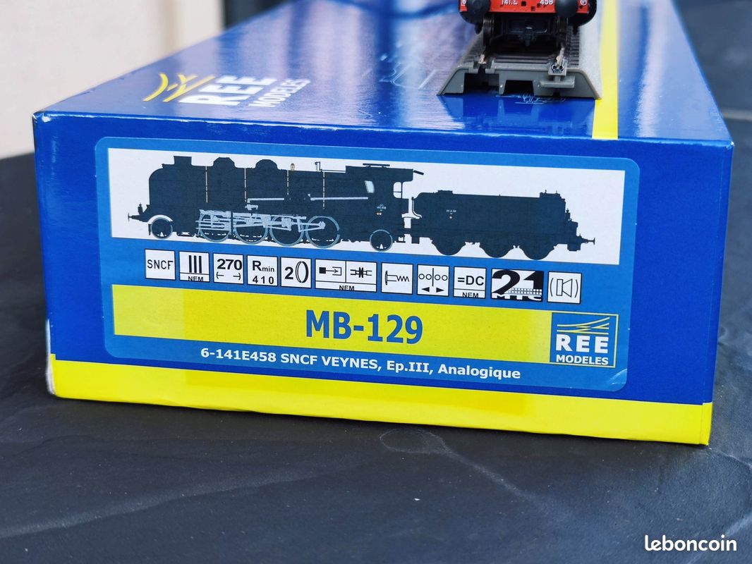 REE MODELES TRAINS Electrique HO NEUF Boîte Ep III Réf WB 052 UFR Mono