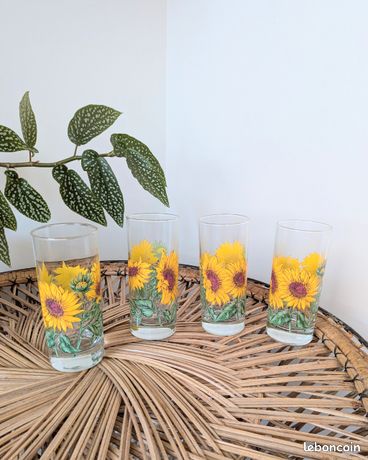 Ensemble De Dessous De Verre De 4, Zesty, Citrons Jaunes