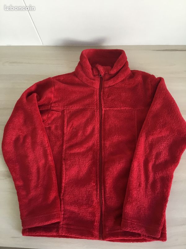 POLAIRE FILLE ROUGE-10 ans (image 1)