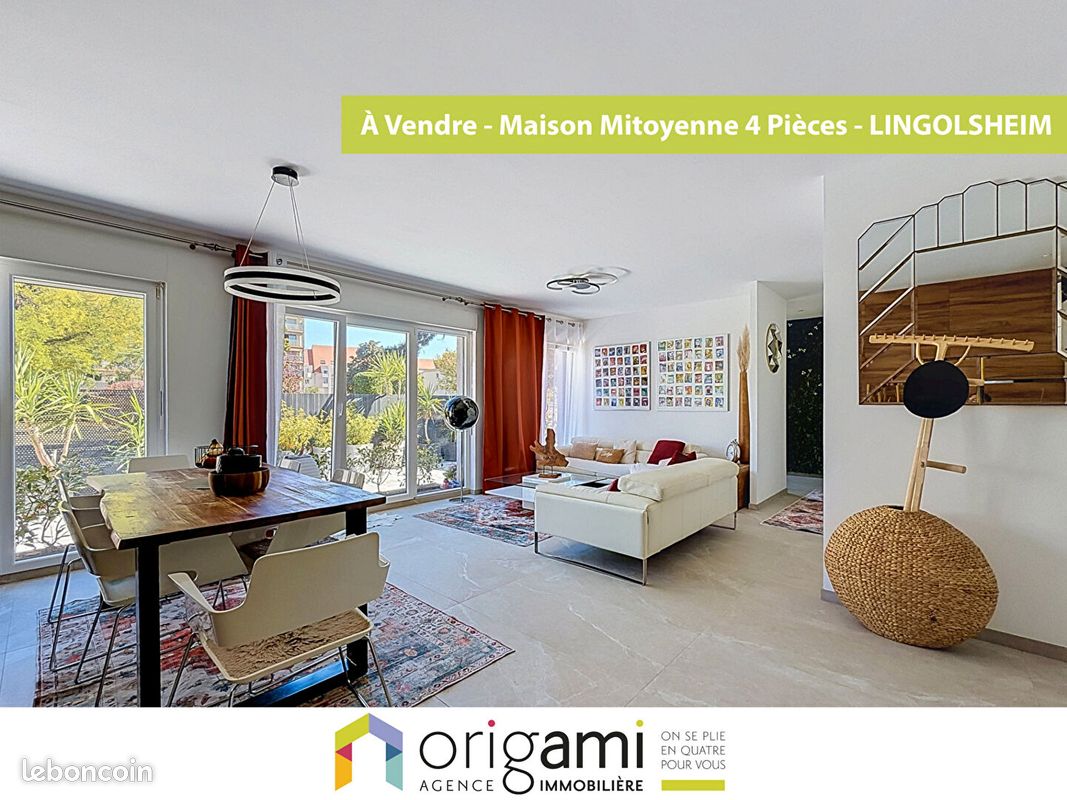 Maison 4 pièces 103 m² · à Lingolsheim · 103 m² · 395 000 €
