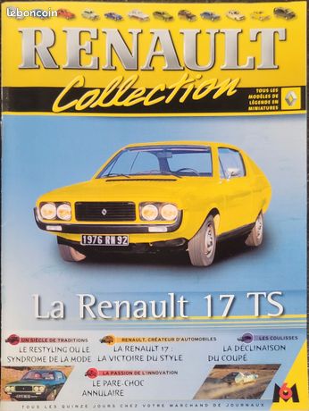 Coffret Renault 17 TS 1971 – Norev 1:43 – Collection Renault Boutique 1998 – Scellé