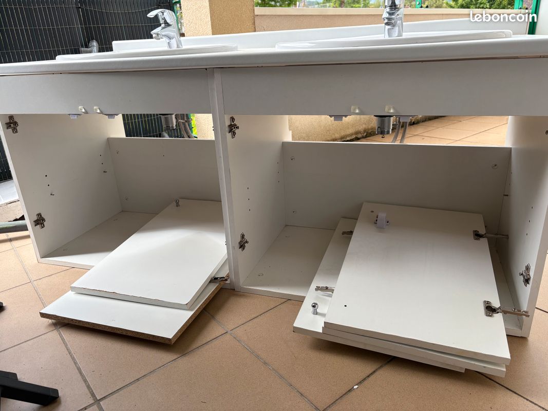 Meuble double vasque salle de bain (image 2)