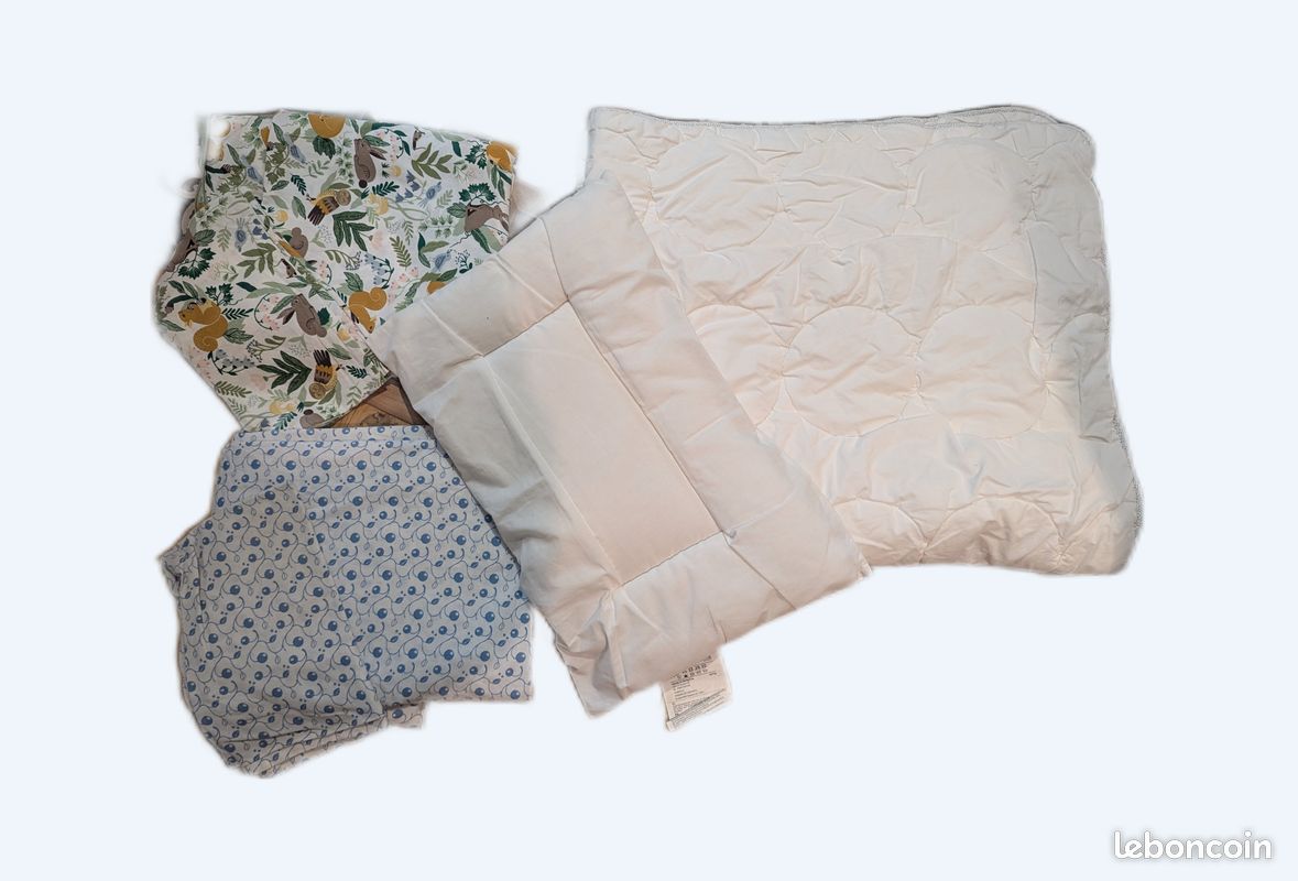 Lot lit bébé Couette Oreiller (IKEA LEN/LENAST) Parures