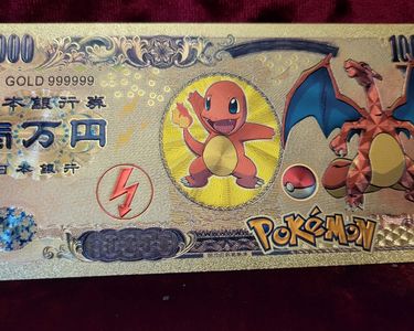 BILLET OR 10000 yen Oh-hO Pokémon CARTE COLLECTOR GOLD OR