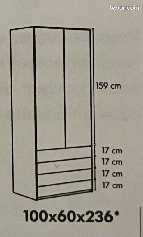 Tiroirs Komplement pour armoire PAX IKEA (image 2)
