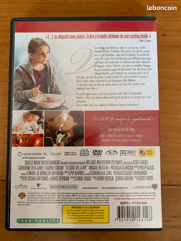 DVD Le goût de la vie (image 2)