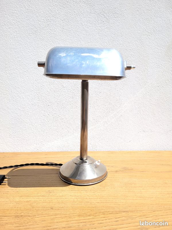 Lampe de bureau vintage en aluminium (image 2)