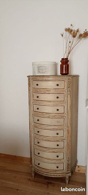 Rare ancien grand chiffonnier/commode (image 1)