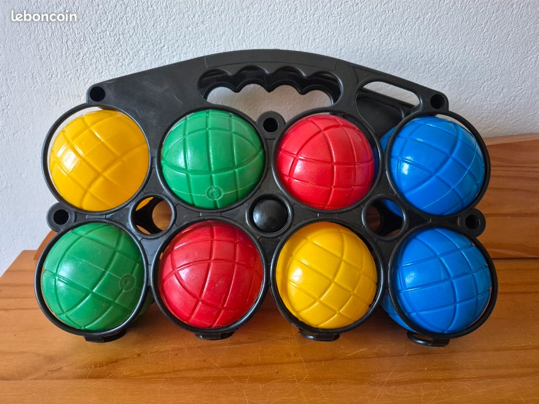 Set de 8 Boules de Pétanque enfant Comme Neuf (image 2)